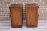Pair of Art Deco Walnut Bedside Cabinets - Image 18