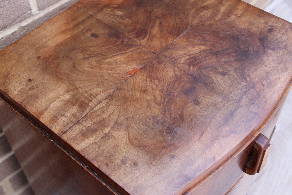 Pair of Art Deco Walnut Bedside Cabinets - Image 25