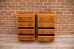 Pair of Burr Wood Bedside Chests - Image 5