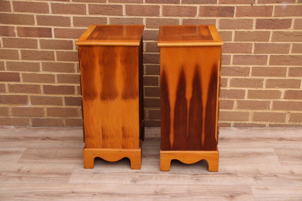 Pair of Burr Wood Bedside Chests - Image 14