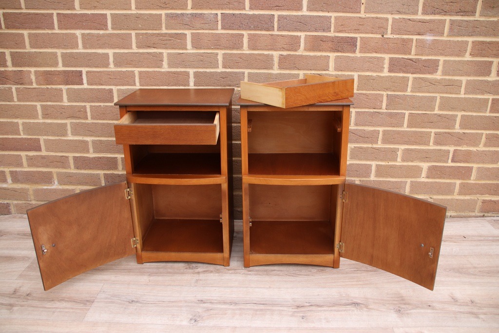 Pair of Retro Vintage Bedside Tables - Image 7