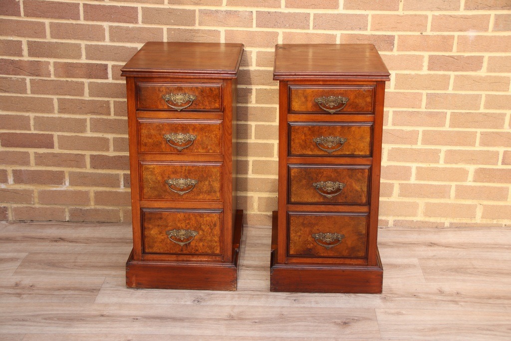 Pair of Victorian Antique Bedside Chests - Image 4