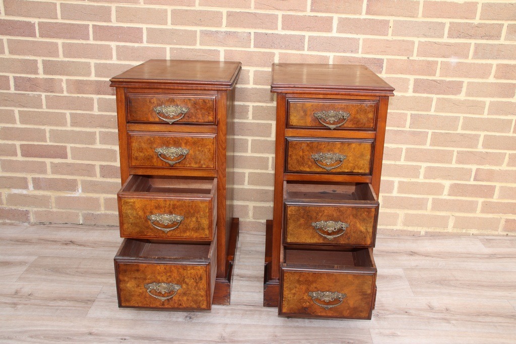 Pair of Victorian Antique Bedside Chests - Image 5