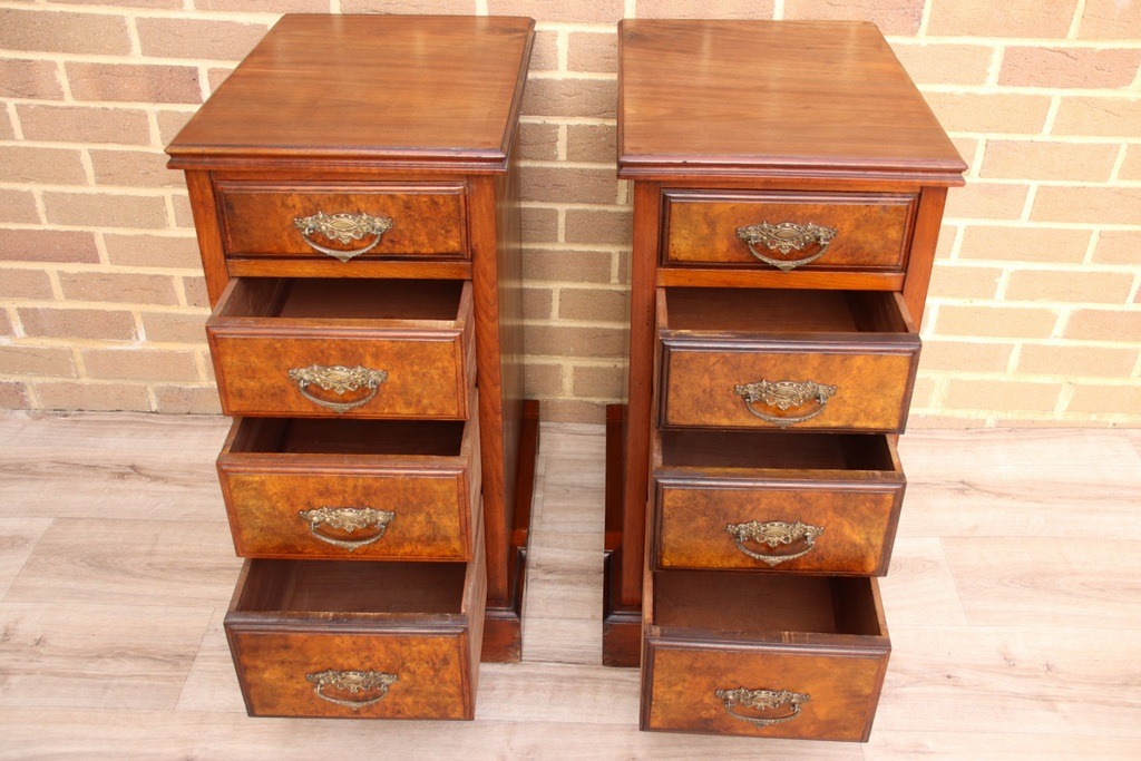 Pair of Victorian Antique Bedside Chests - Image 6