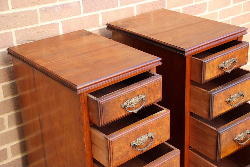 Pair of Victorian Antique Bedside Chests - Image 7