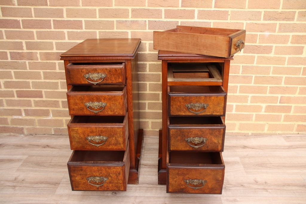 Pair of Victorian Antique Bedside Chests - Image 11