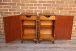 Pair of Antique Burr Walnut Bedside Cabinets - Image 5