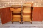 Pair of Antique Burr Walnut Bedside Cabinets - Image 10