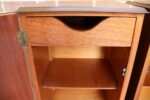 Pair of Antique Burr Walnut Bedside Cabinets - Image 11