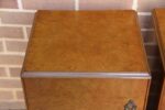 Pair of Antique Burr Walnut Bedside Cabinets - Image 13
