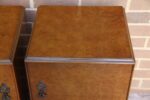 Pair of Antique Burr Walnut Bedside Cabinets - Image 16