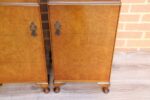 Pair of Antique Burr Walnut Bedside Cabinets - Image 17