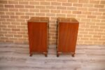 Pair of Antique Burr Walnut Bedside Cabinets - Image 18