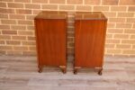 Pair of Antique Burr Walnut Bedside Cabinets - Image 20