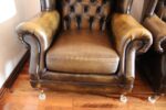 Pair of Thomas Lloyd Chesterfield Regent Armchairs - Image 4
