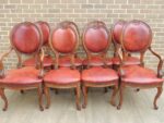 8 Vintage Dining Chairs - Image 2