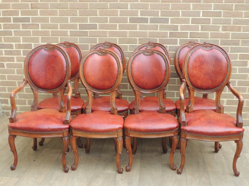 DSCN9043 8 Vintage Dining Chairs - Image 1