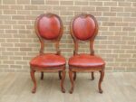 8 Vintage Dining Chairs - Image 4