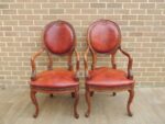 8 Vintage Dining Chairs - Image 8