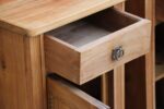 Pair of Antique Neoclassical English Pine Bedside Tables - Image 7