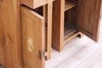 Pair of Antique Neoclassical English Pine Bedside Tables - Image 8