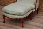 Wesley Barrell French Wingback Armchair with Footstool - Image 3