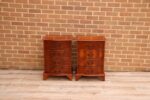 Pair of Burr Wood Bedside Tables
