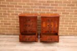 Pair of Burr Wood Bedside Tables - Image 3
