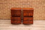 Pair of Burr Wood Bedside Tables - Image 4