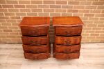 Pair of Burr Wood Bedside Tables - Image 7