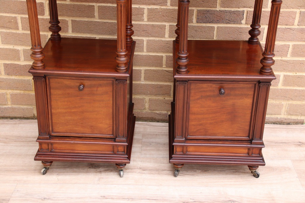 Pair of Victorian Bedside Tables - Image 6