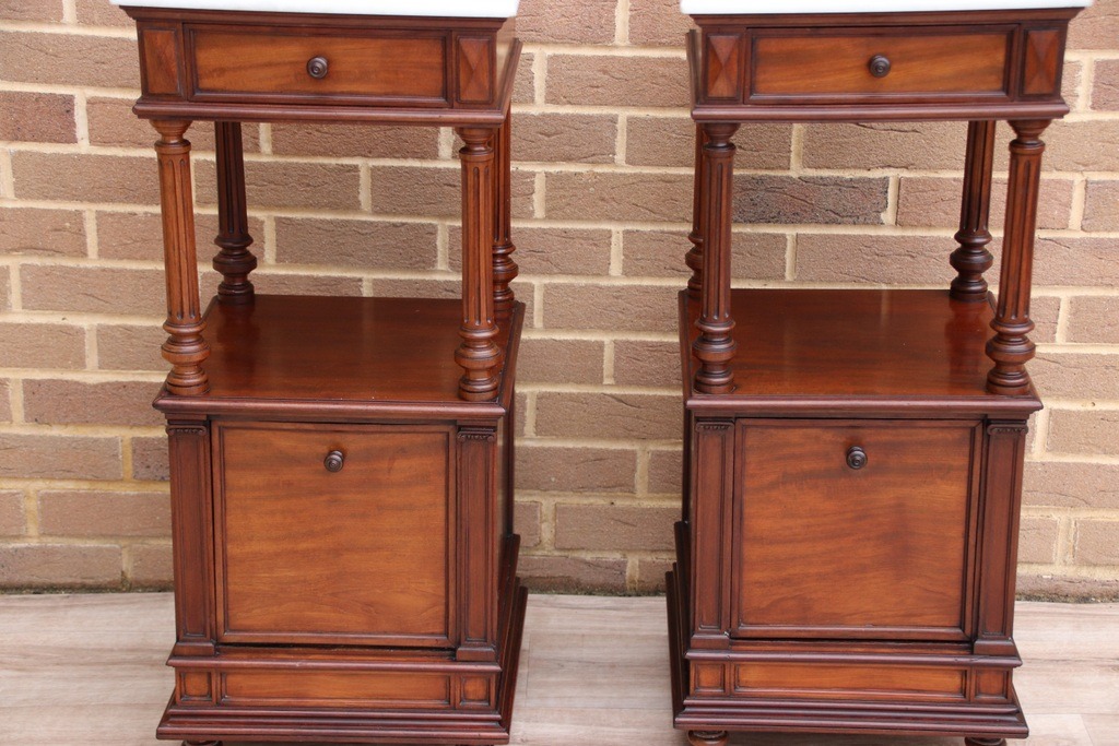 Pair of Victorian Bedside Tables - Image 22