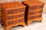 Pair of Burr Bedside Tables - Image 2