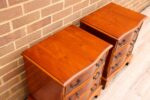 Pair of Burr Bedside Tables - Image 4