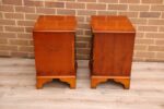 Pair of Burr Bedside Tables - Image 15