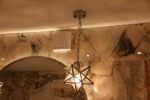 Pair of Star Ceiling Light Pendants