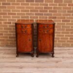 Pair of Queen Anne English Nightstands