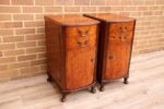 Pair of Queen Anne English Nightstands - Image 2