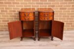 Pair of Queen Anne English Nightstands - Image 4