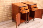Pair of Queen Anne English Nightstands - Image 5