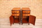 Pair of Queen Anne English Nightstands - Image 7