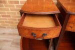 Pair of Queen Anne English Nightstands - Image 9
