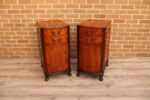 Pair of Queen Anne English Nightstands - Image 11