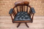 Antique Banker’s Chair - Image 3