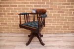 Antique Banker’s Chair - Image 4