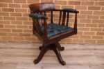 Antique Banker’s Chair - Image 8