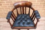 Antique Banker’s Chair - Image 9