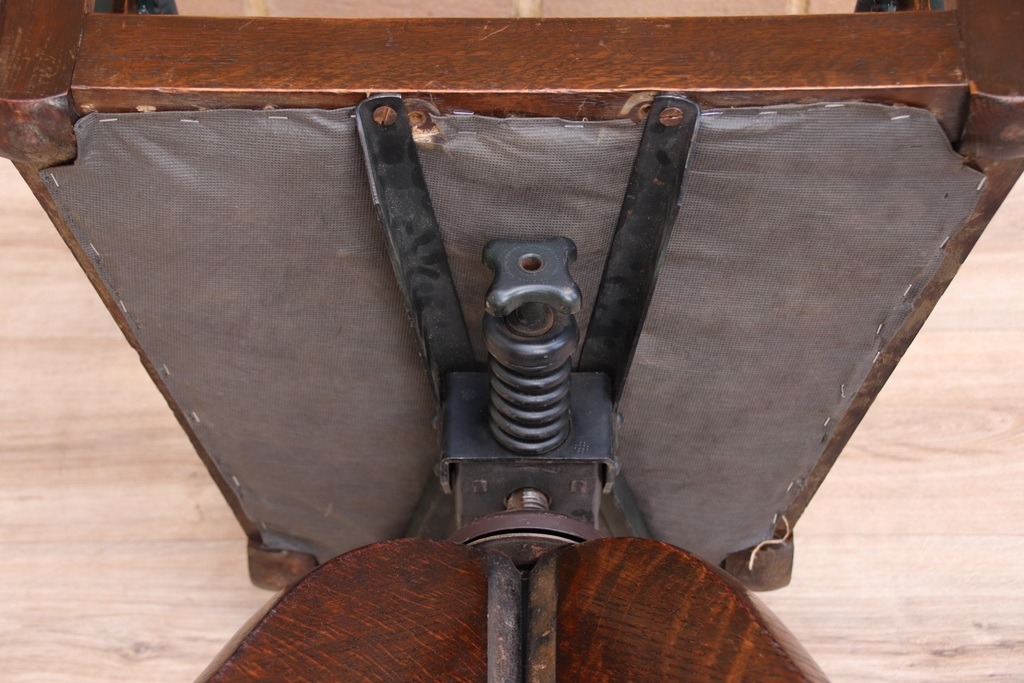 Antique Banker’s Chair - Image 12