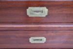 Military Campaign Pedestal Directors Desk - Image 12