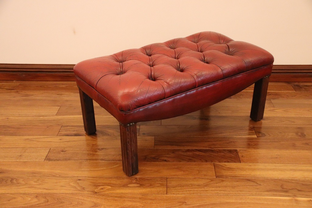 Chesterfield Vintage Footstool - Image 3